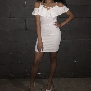 White Off the Shoulder Dress
